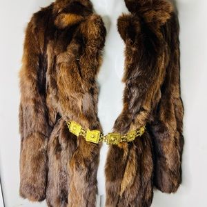 Rabbit fur jacket